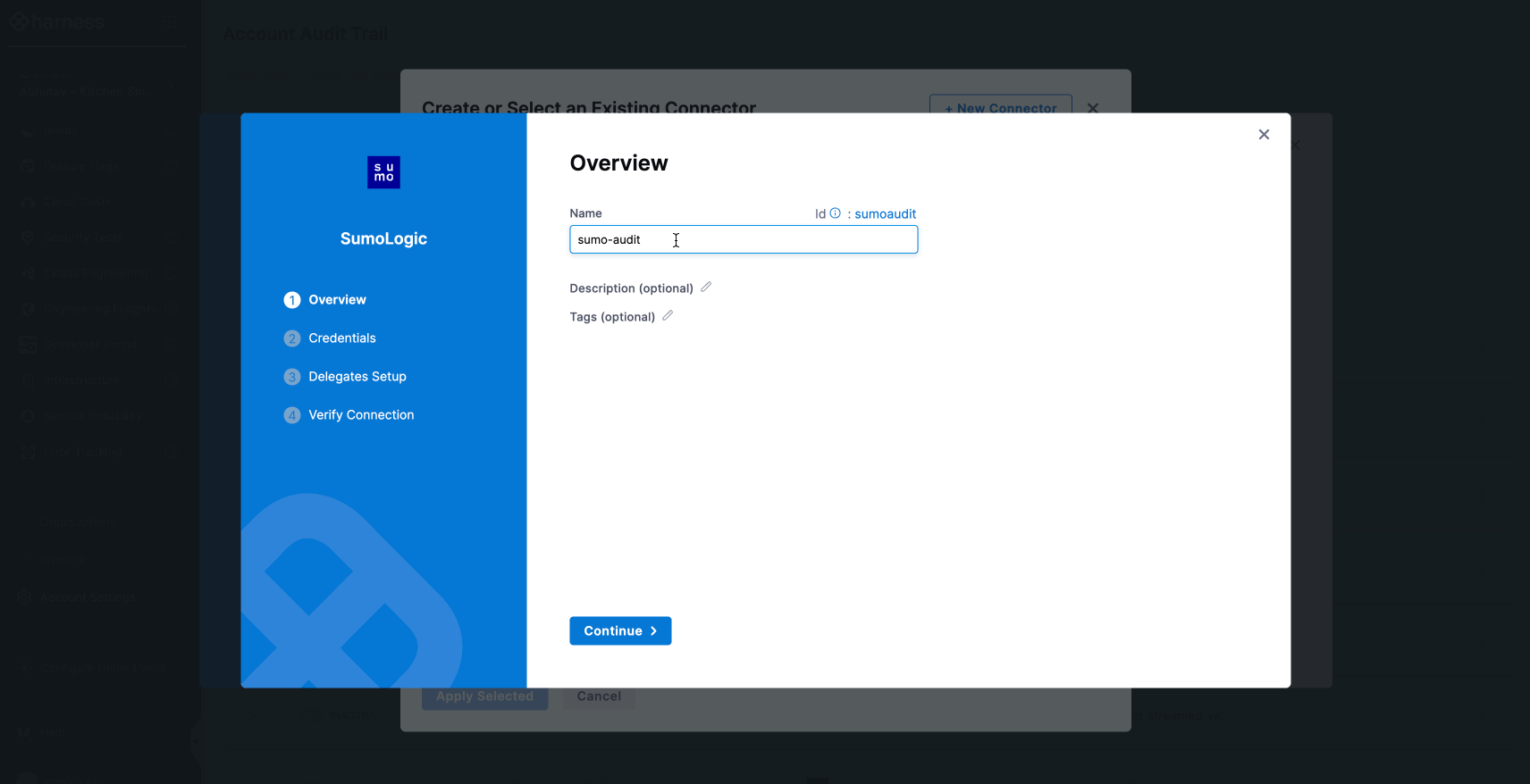 add-sumo-logic-connector
